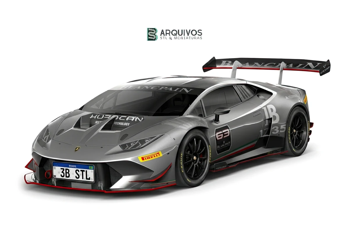 Modelo 3D STL - Lamborghini Huracan LP620-2 Super Trofeo 2015